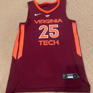 Nike Virginia Tech Maroon Basketball Jersey - Youth Size Large